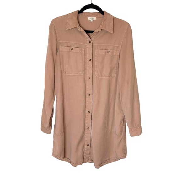 Gentle Fawn Katie Shirt Dress- Long Tencel Shirt Dress/Tunic- Small - Picture 2 of 12